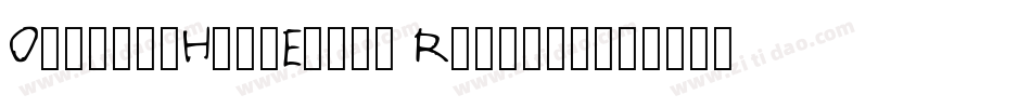 OutwestHalfEmpty Regular字体转换